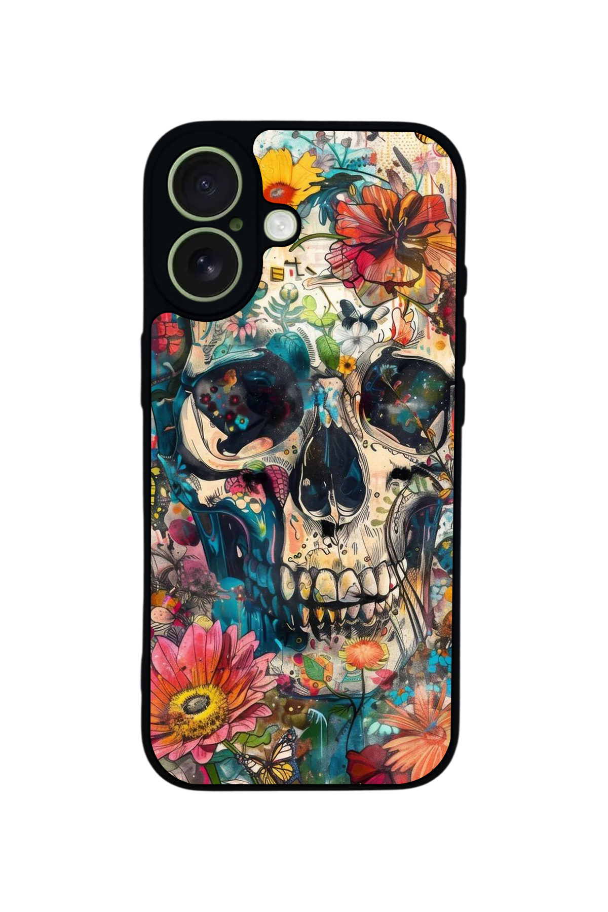 iPhone 17 Uyumlu KuruKafa Tasarımlı Glossy Premium Kılıf