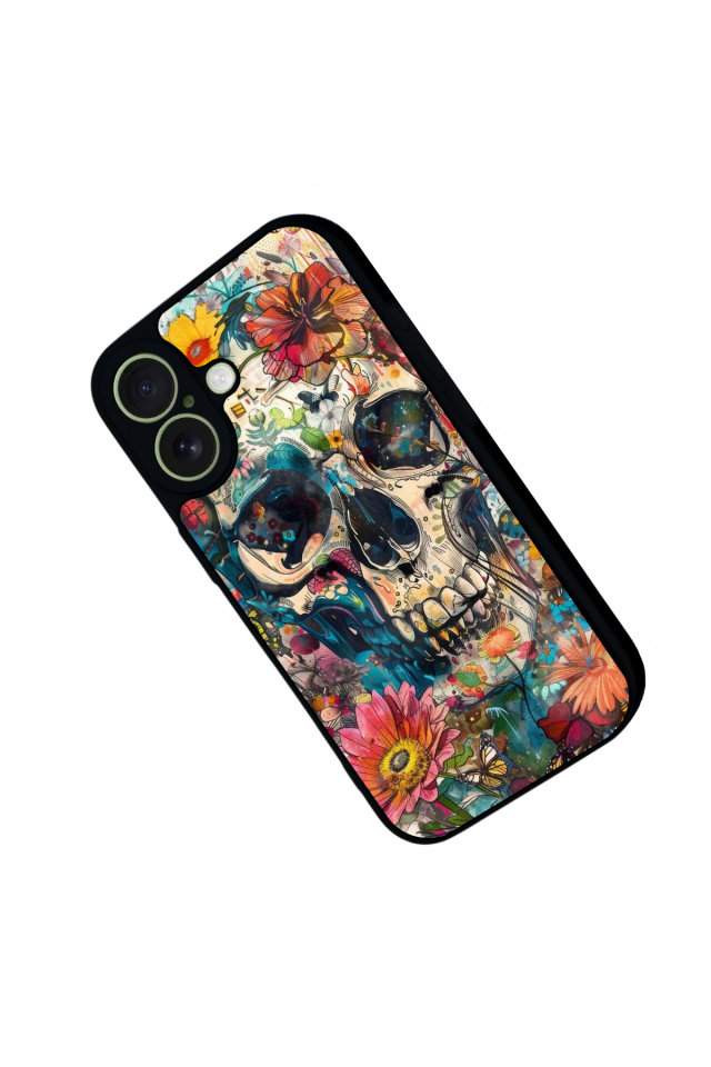 iPhone 17 Uyumlu KuruKafa Tasarımlı Glossy Premium Kılıf