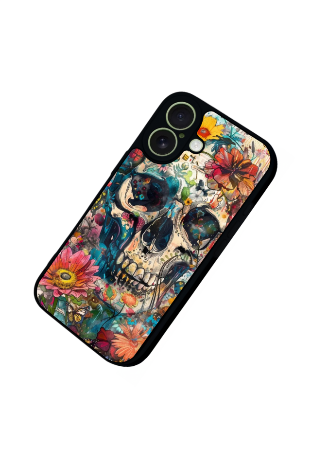 iPhone 17 Uyumlu KuruKafa Tasarımlı Glossy Premium Kılıf