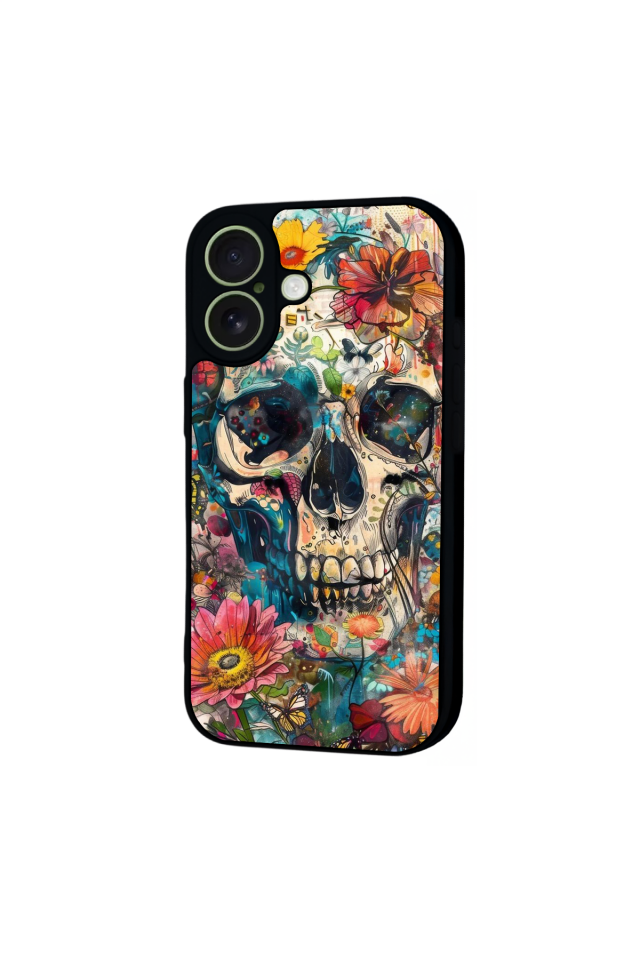 iPhone 17 Uyumlu KuruKafa Tasarımlı Glossy Premium Kılıf