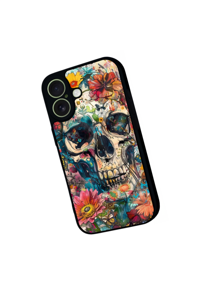 iPhone 17 Uyumlu KuruKafa Tasarımlı Glossy Premium Kılıf