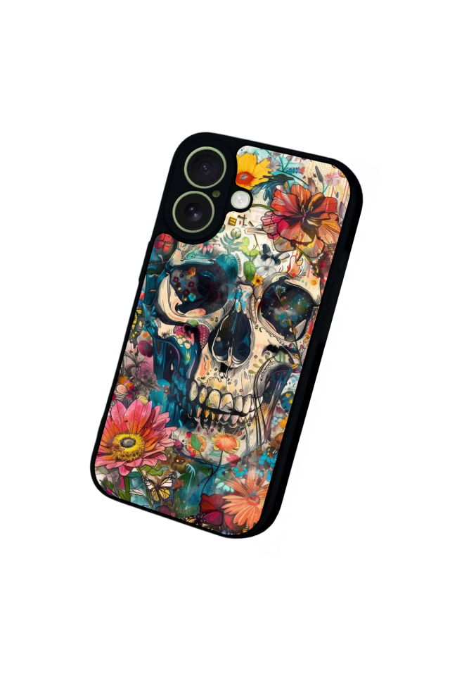 iPhone 17 Uyumlu KuruKafa Tasarımlı Glossy Premium Kılıf