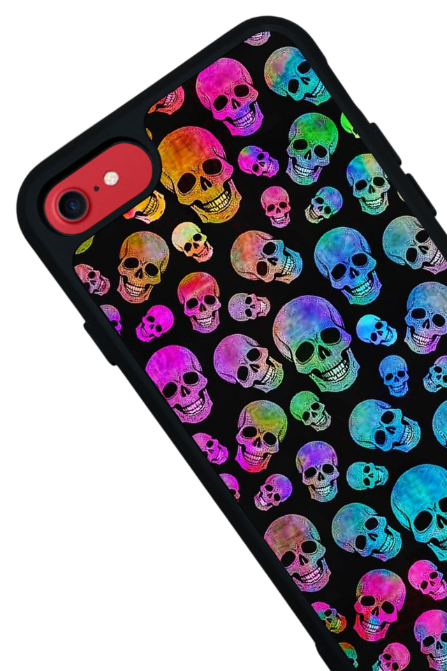 iPhone 7 Uyumlu KuruKafa Tasarımlı Glossy Premium Kılıf