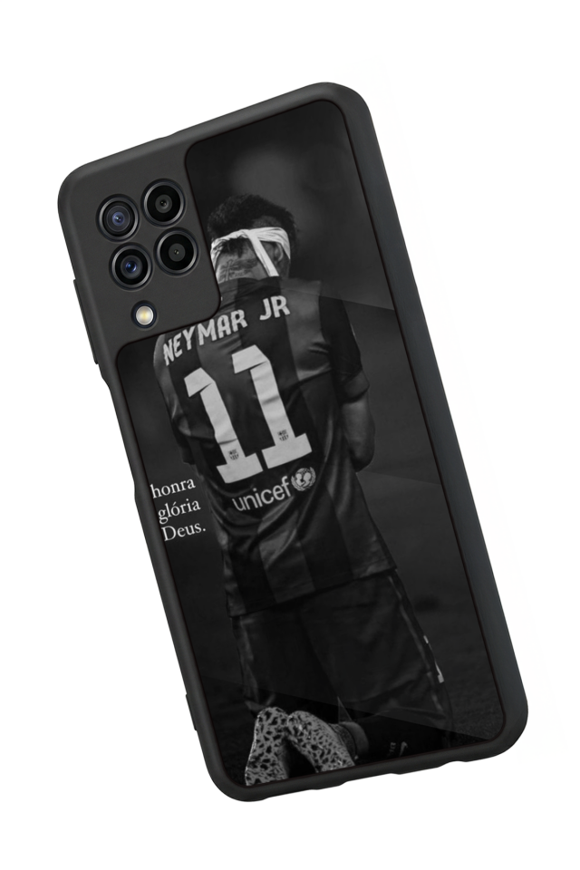 Samsung Galaxy M22 Uyumlu Neymar Tasarımlı Glossy Premium Kılıf
