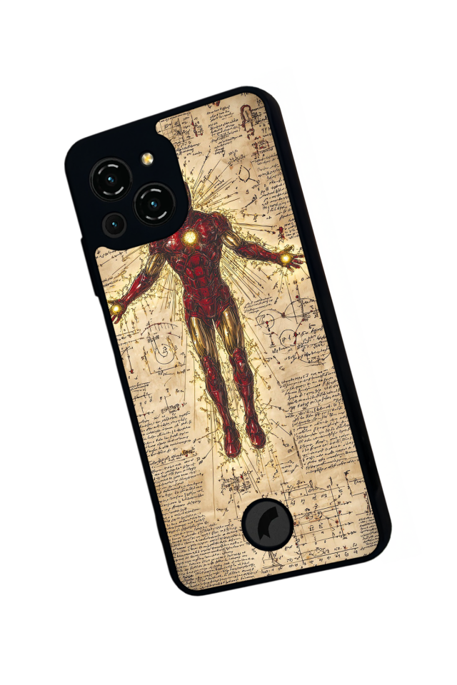 Reeder S23 Pro Max Uyumlu Iron Man ( Demir Adam ) Tasarımlı Glossy Premium Kılıf