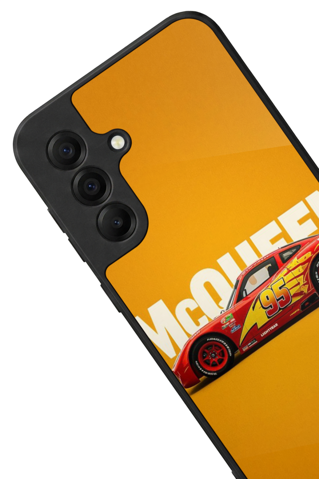 Samsung Galaxy A17 Uyumlu Şimsek McQueen Tasarımlı Glossy Premium Kılıf
