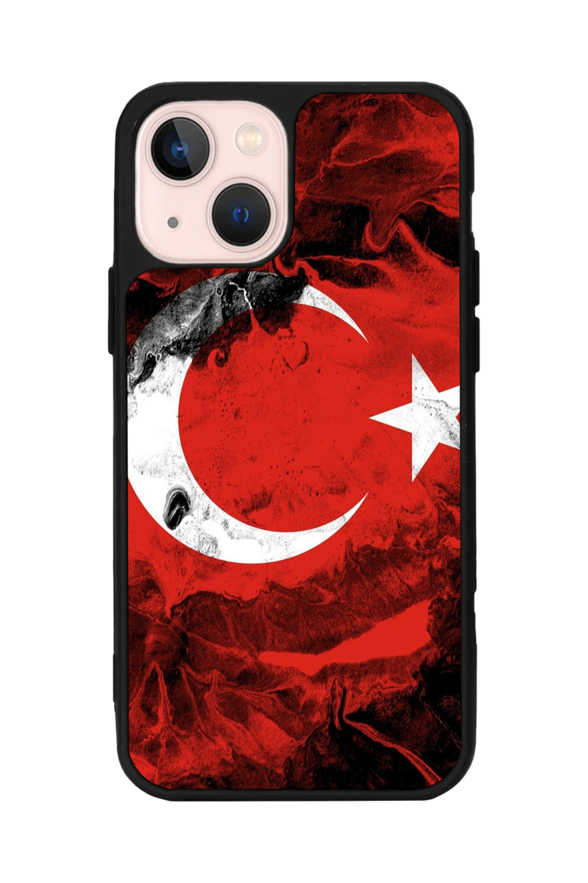 iPhone 15 Plus Uyumlu Türk Bayragi Tasarımlı Glossy Premium Kılıf