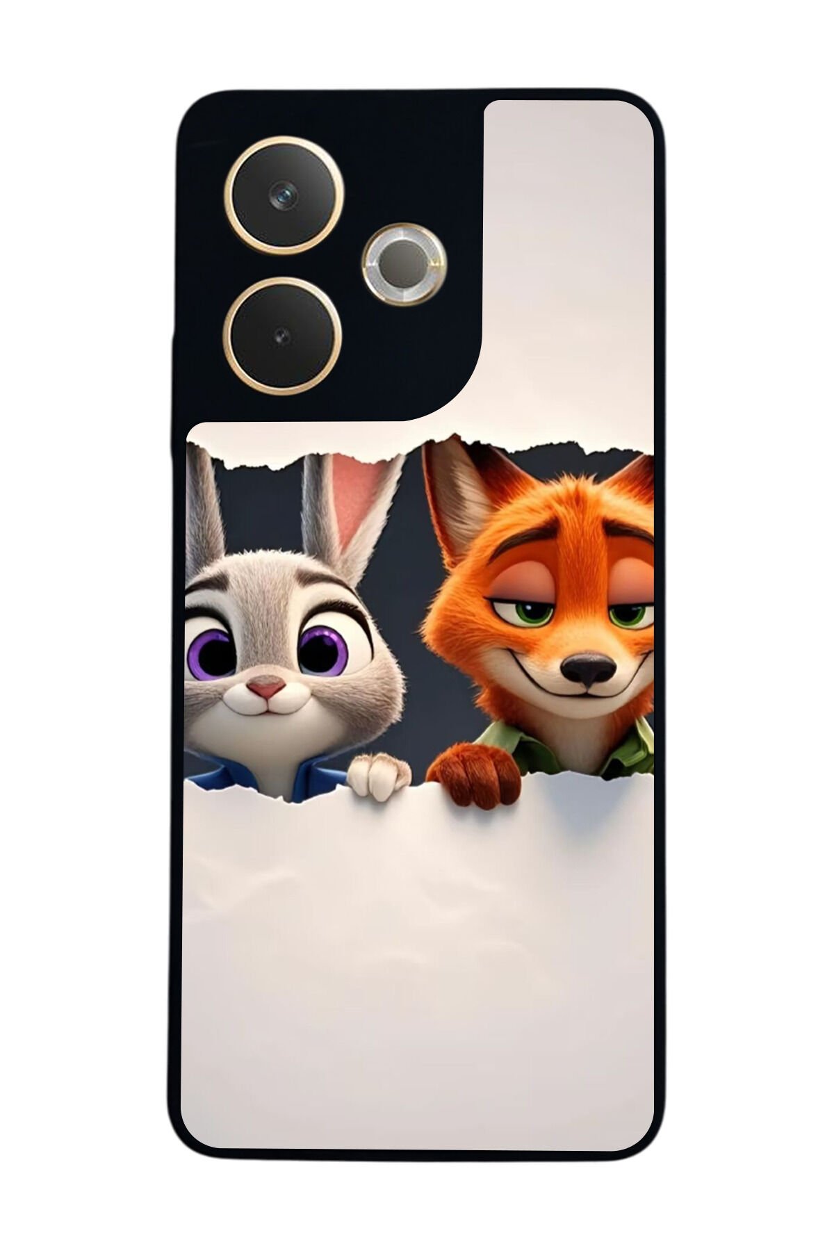Oppo A5 Pro Uyumlu Zootropolis Tasarımlı Glossy Premium Kılıf