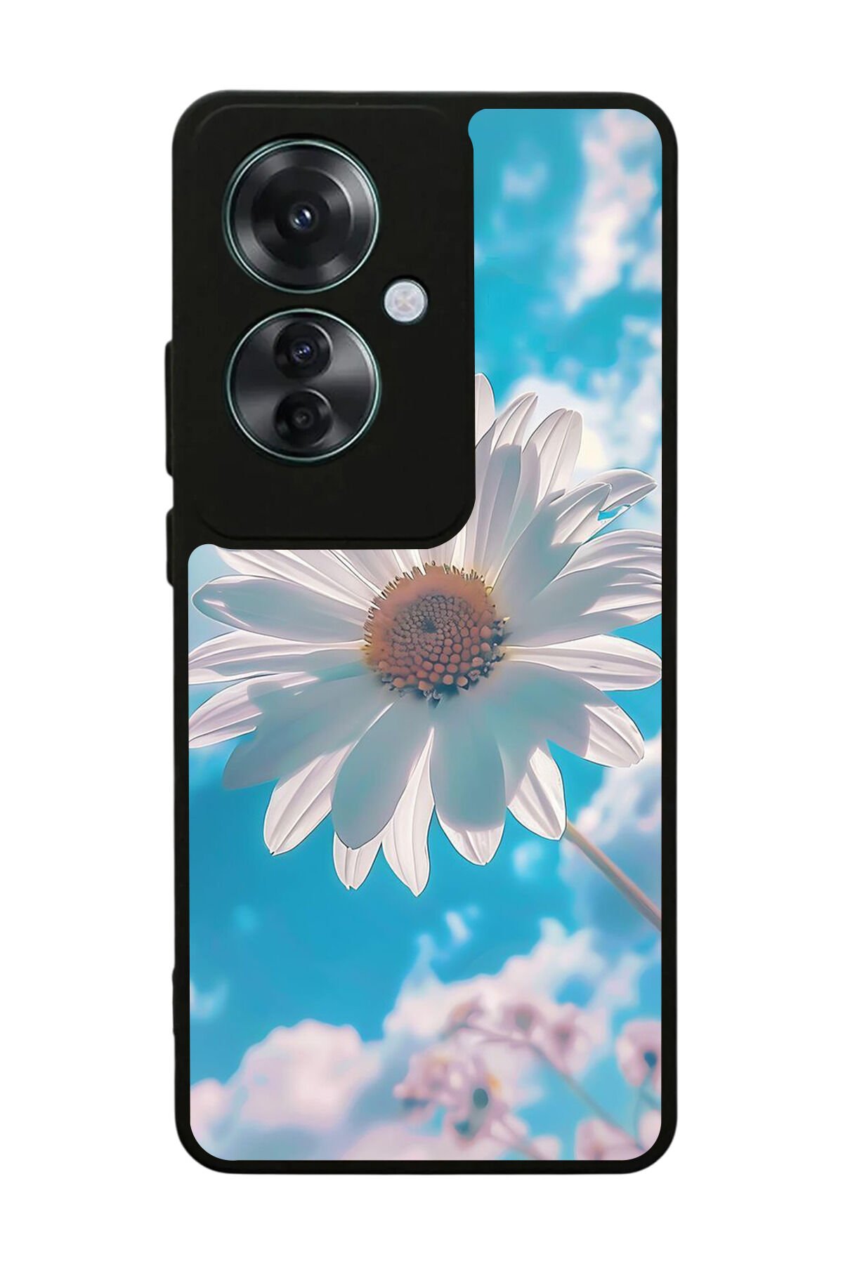 Oppo Reno 11F Uyumlu Cicek Tasarımlı Glossy Premium Kılıf