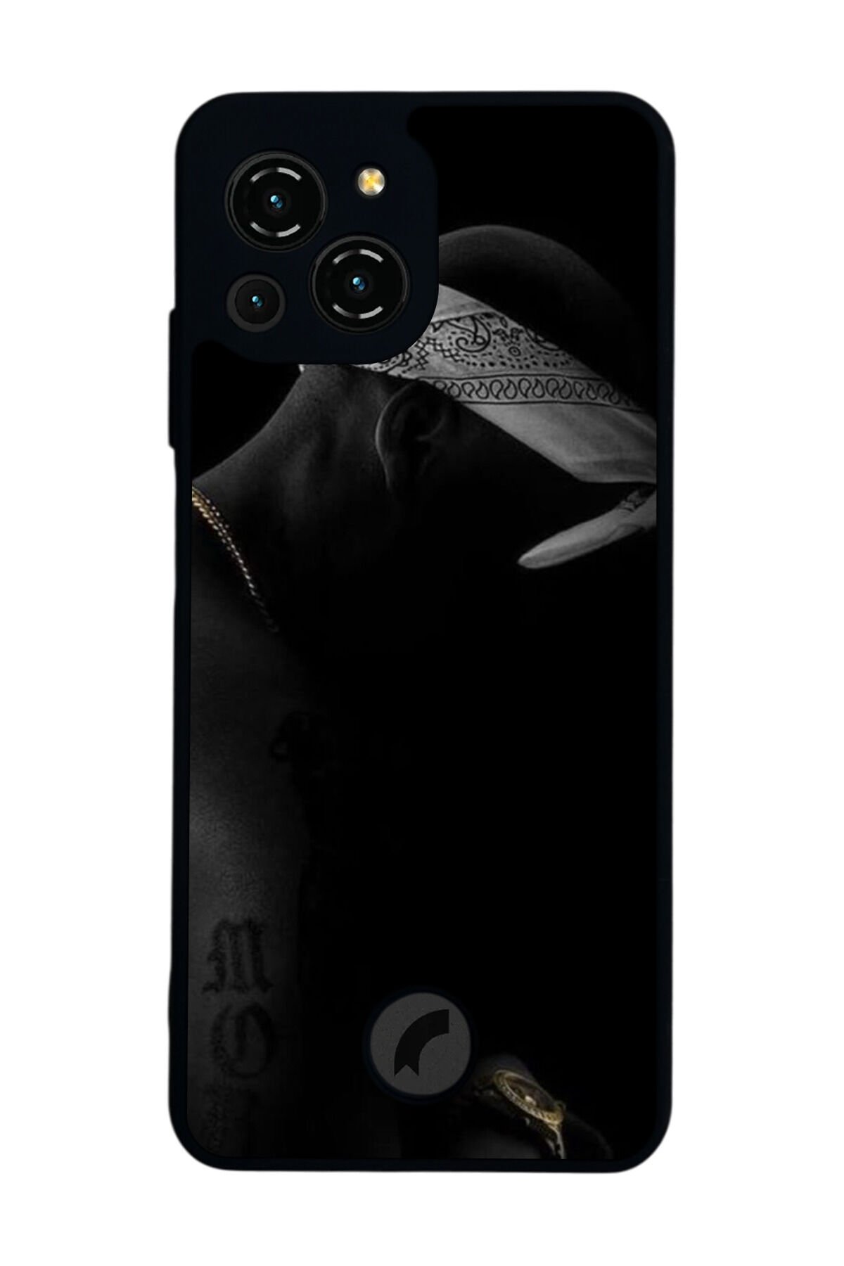 Reeder S23 Pro Max Uyumlu Tupac Tasarımlı Glossy Premium Kılıf