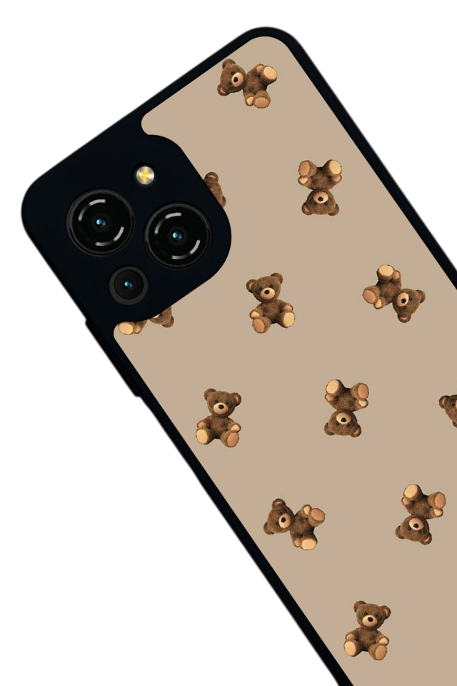 Reeder S23 Pro Max Uyumlu Ayı Tasarımlı Glossy Premium Kılıf