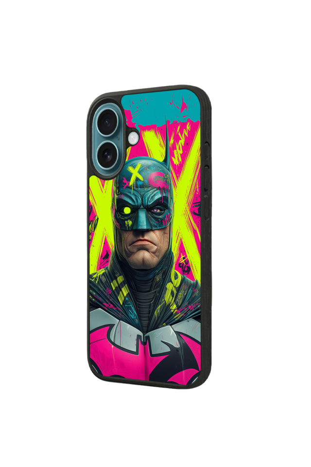 iPhone 16 Plus Uyumlu Batman Tasarımlı Glossy Premium Kılıf