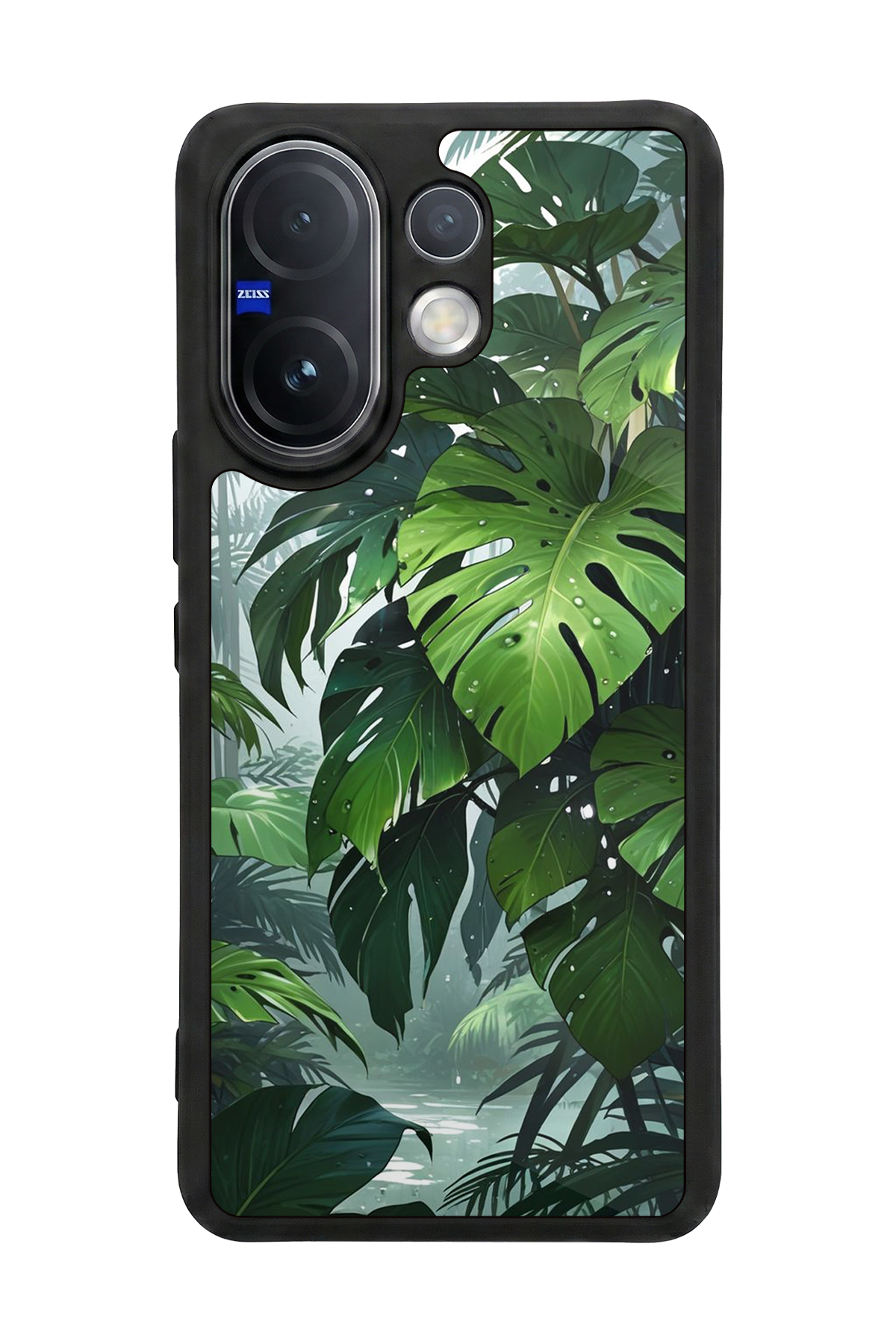 Vivo V60 Uyumlu Botanik Tasarımlı Glossy Premium Kılıf