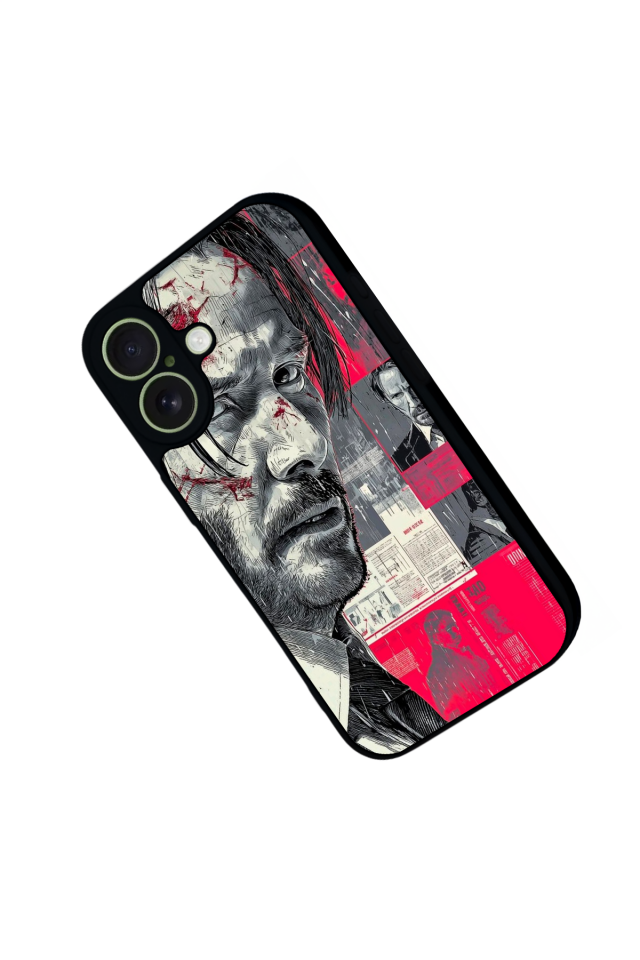 iPhone 17 Uyumlu JohnWick Tasarımlı Glossy Premium Kılıf