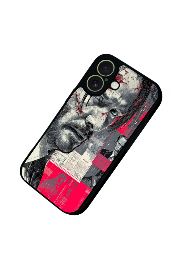 iPhone 17 Uyumlu JohnWick Tasarımlı Glossy Premium Kılıf