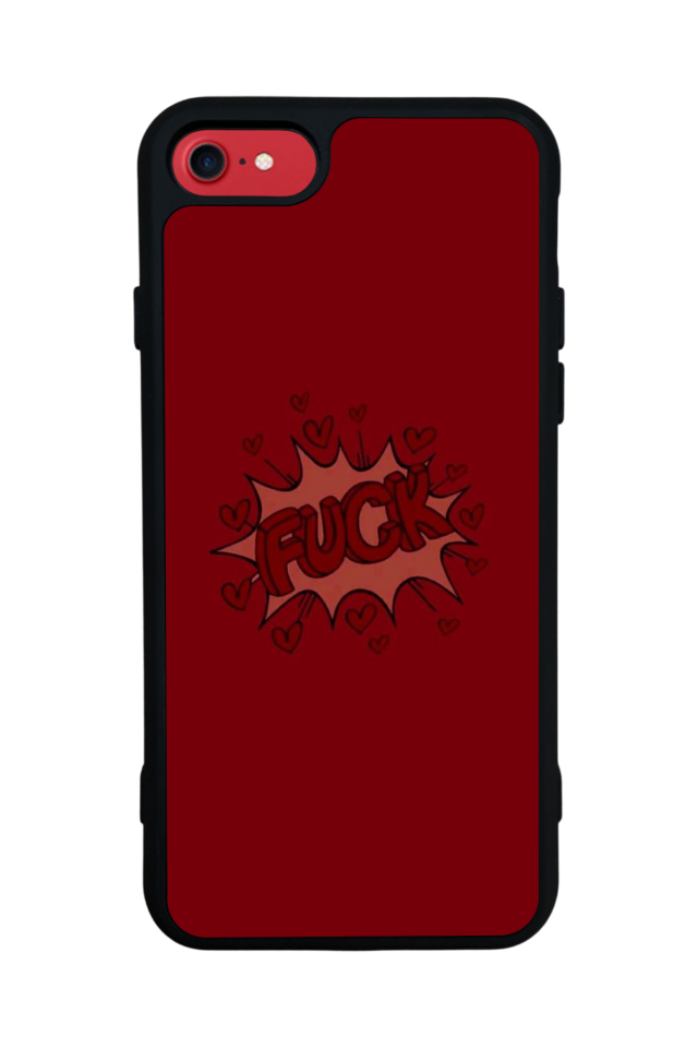 iPhone 8 Uyumlu Kalp Love Tasarımlı Glossy Premium Kılıf