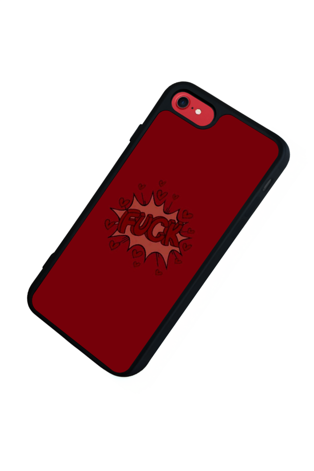 iPhone 8 Uyumlu Kalp Love Tasarımlı Glossy Premium Kılıf