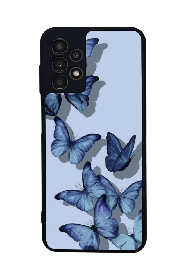 Samsung Galaxy A23 Uyumlu Kelebek Tasarımlı Glossy Premium Kılıf