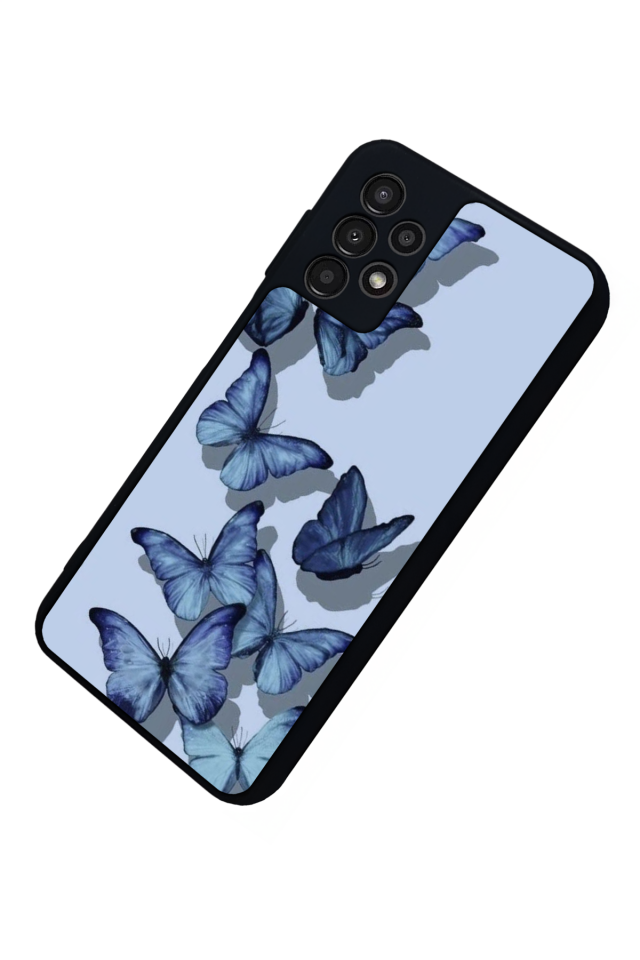 Samsung Galaxy A23 Uyumlu Kelebek Tasarımlı Glossy Premium Kılıf