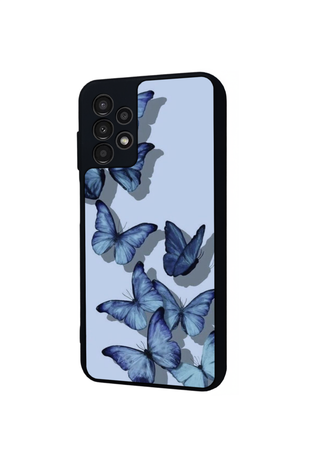 Samsung Galaxy A23 Uyumlu Kelebek Tasarımlı Glossy Premium Kılıf