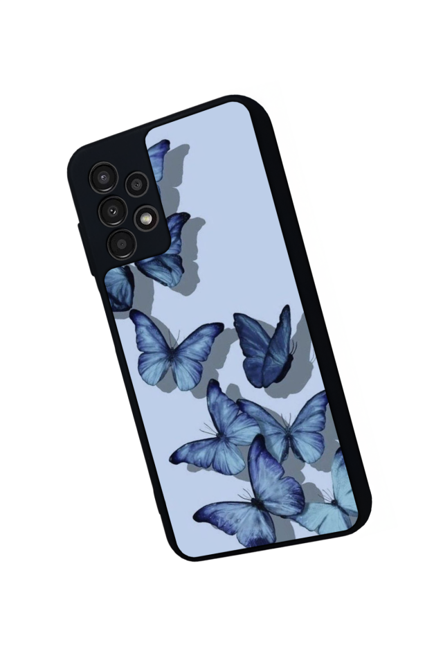 Samsung Galaxy A23 Uyumlu Kelebek Tasarımlı Glossy Premium Kılıf