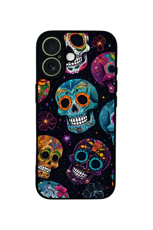 iPhone 17 Uyumlu KuruKafa Tasarımlı Glossy Premium Kılıf