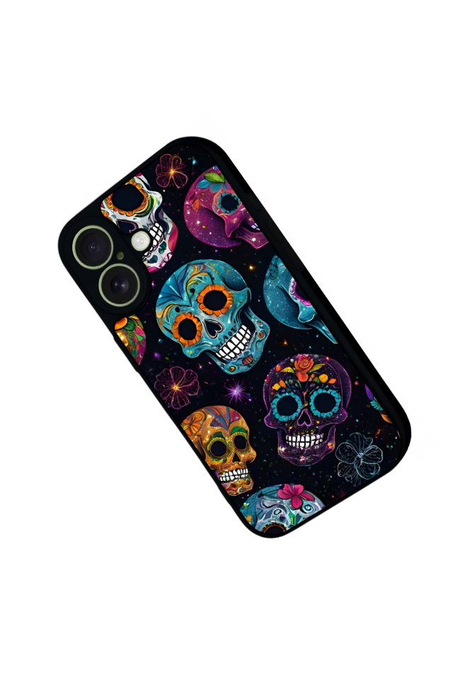 iPhone 17 Uyumlu KuruKafa Tasarımlı Glossy Premium Kılıf