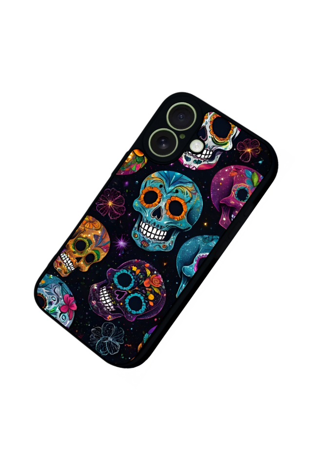 iPhone 17 Uyumlu KuruKafa Tasarımlı Glossy Premium Kılıf