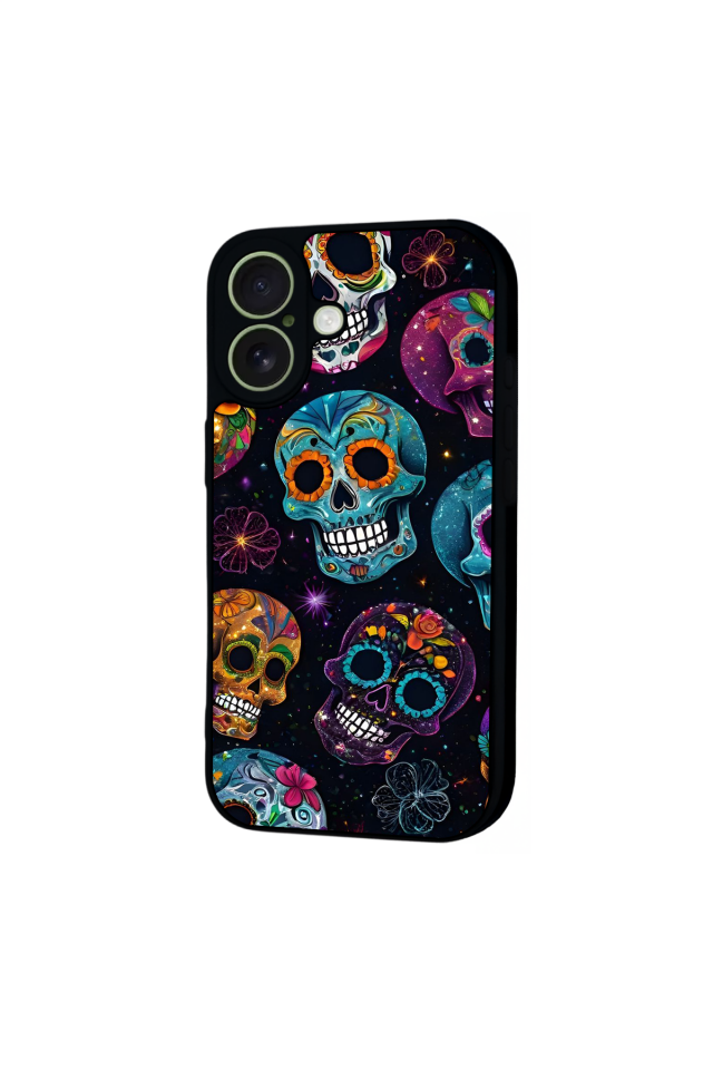 iPhone 17 Uyumlu KuruKafa Tasarımlı Glossy Premium Kılıf