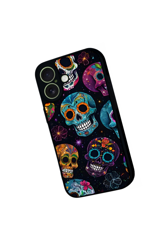 iPhone 17 Uyumlu KuruKafa Tasarımlı Glossy Premium Kılıf