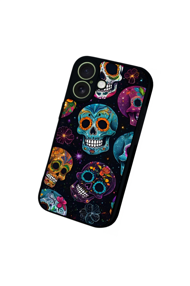 iPhone 17 Uyumlu KuruKafa Tasarımlı Glossy Premium Kılıf