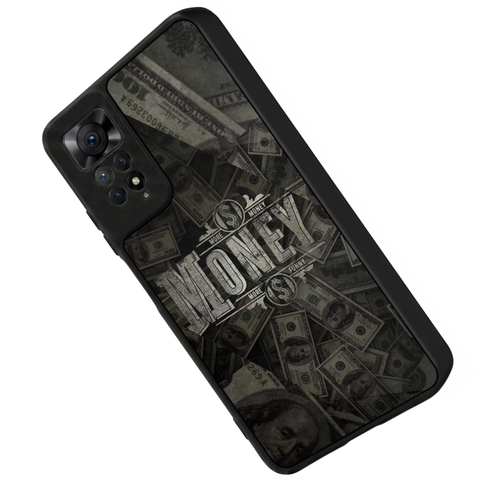 Xiaomi Redmi Note 11 Pro Uyumlu Money Para Tasarımlı Glossy Premium Kılıf