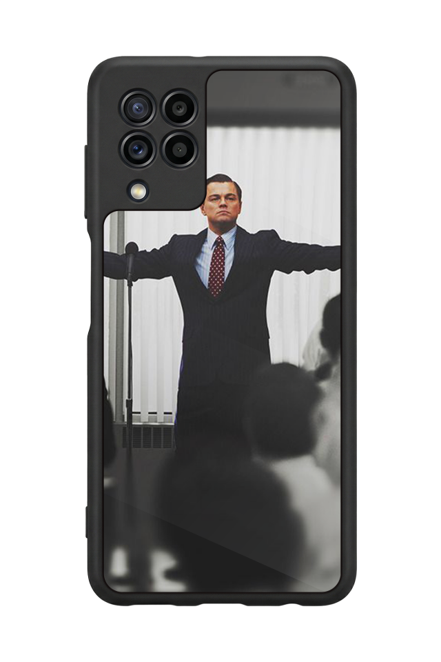 Samsung Galaxy M32 Uyumlu TheWolf Tasarımlı Glossy Premium Kılıf