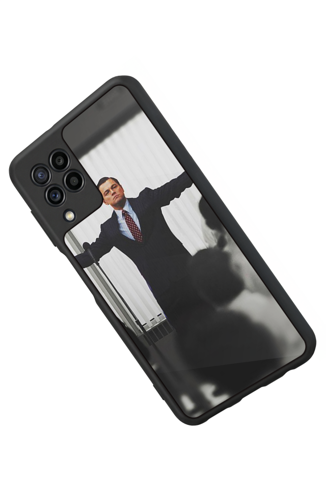 Samsung Galaxy M32 Uyumlu TheWolf Tasarımlı Glossy Premium Kılıf