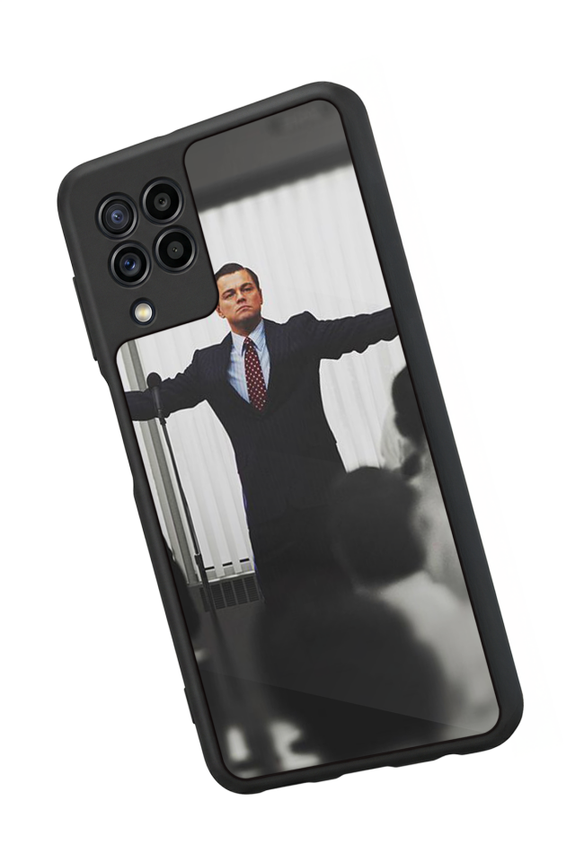 Samsung Galaxy M32 Uyumlu TheWolf Tasarımlı Glossy Premium Kılıf