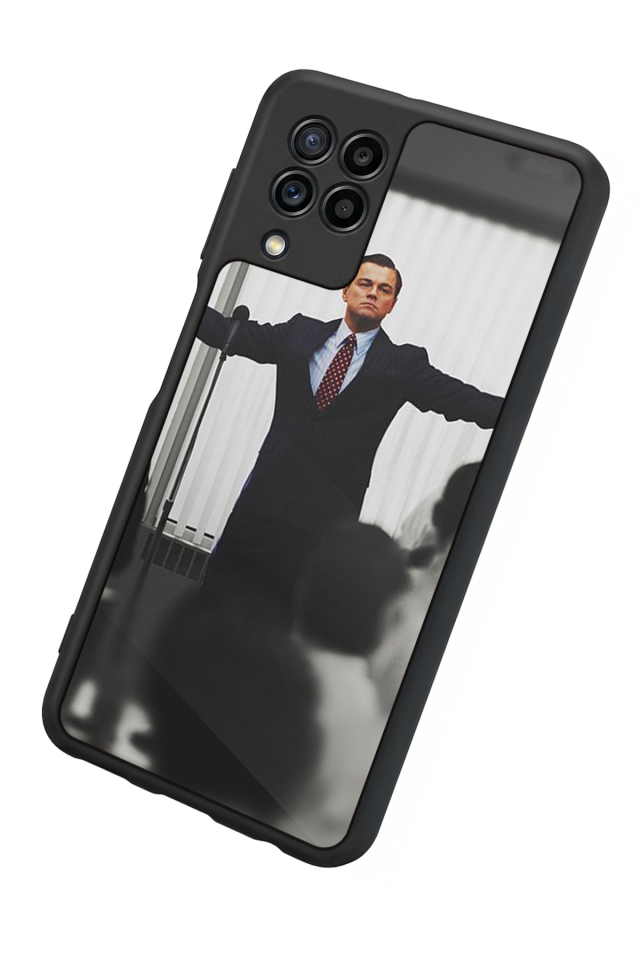 Samsung Galaxy M32 Uyumlu TheWolf Tasarımlı Glossy Premium Kılıf