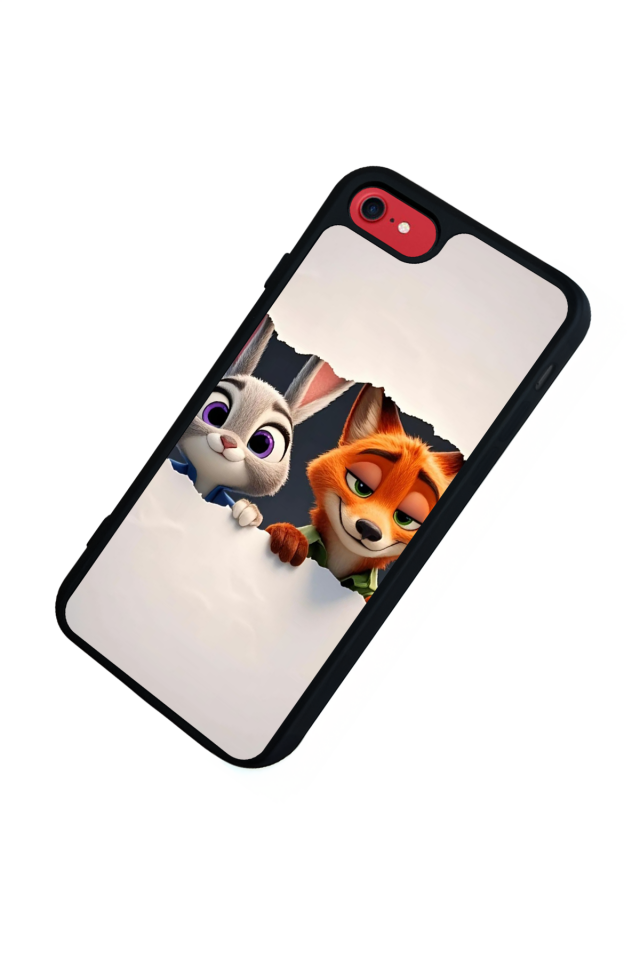 iPhone 7 Uyumlu Zootropolis Tasarımlı Glossy Premium Kılıf