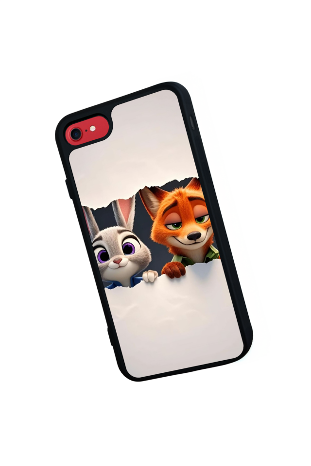 iPhone 7 Uyumlu Zootropolis Tasarımlı Glossy Premium Kılıf