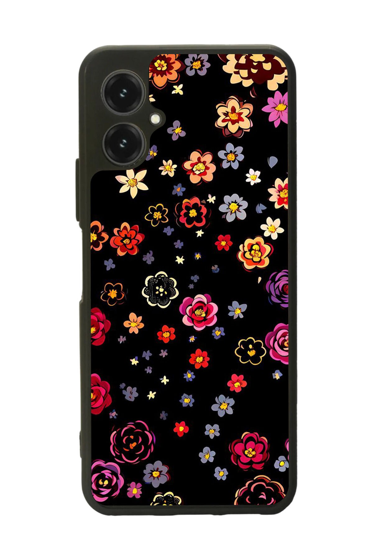 Omix X5 Uyumlu Floral Tasarımlı Glossy Premium Kılıf