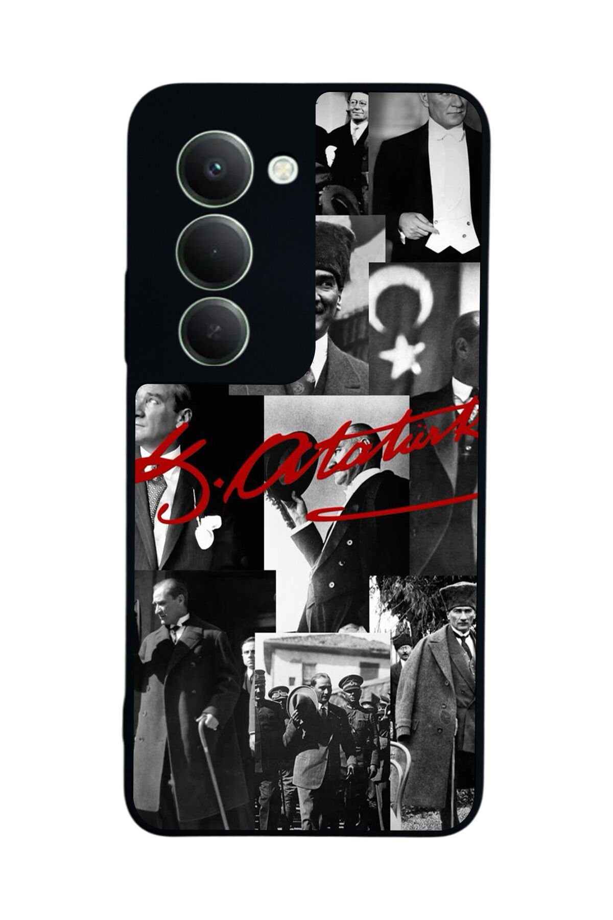 Xiaomi Redmi 15 5G Uyumlu Mustafa Kemal Ataturk Tasarımlı Glossy Premium Kılıf