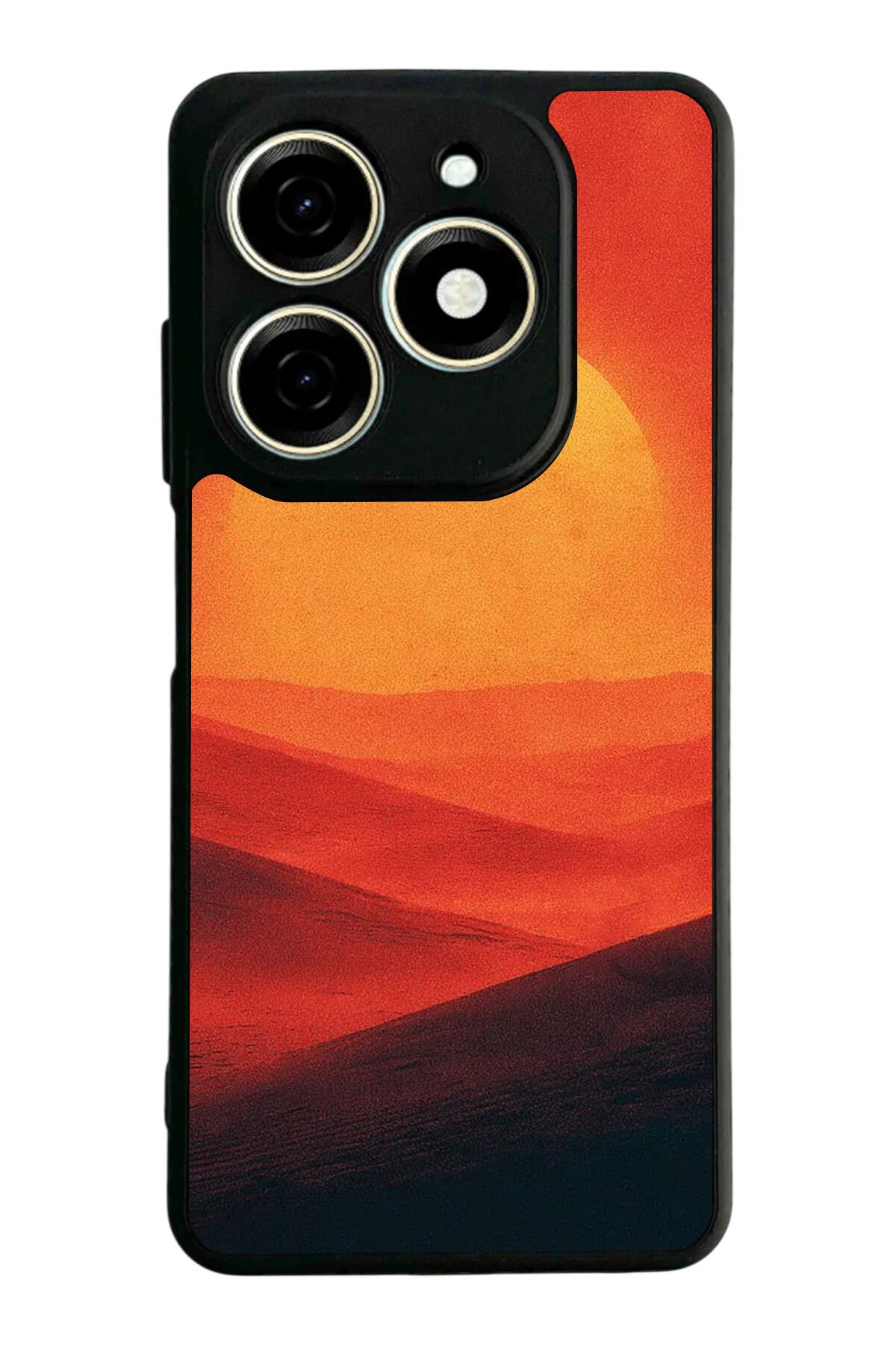 Infınıx Smart 8 Pro Uyumlu Güneş Tasarımlı Glossy Premium Kılıf