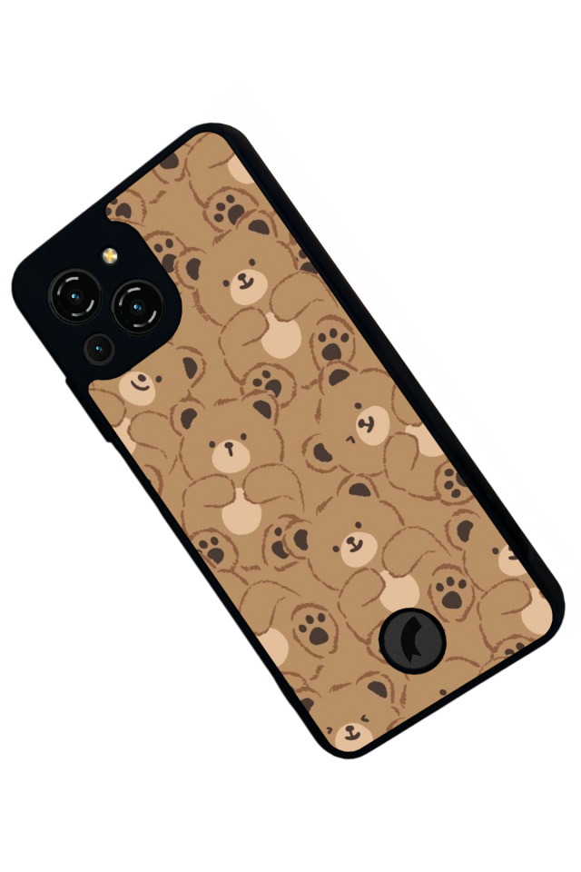 Reeder S23 Pro Max Uyumlu Ayı Tasarımlı Glossy Premium Kılıf