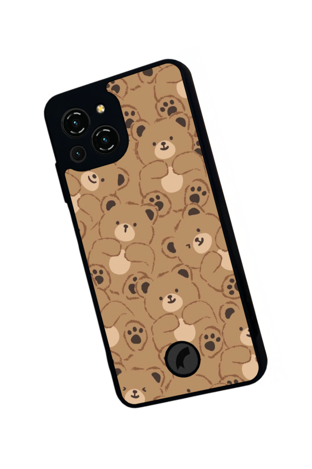 Reeder S23 Pro Max Uyumlu Ayı Tasarımlı Glossy Premium Kılıf