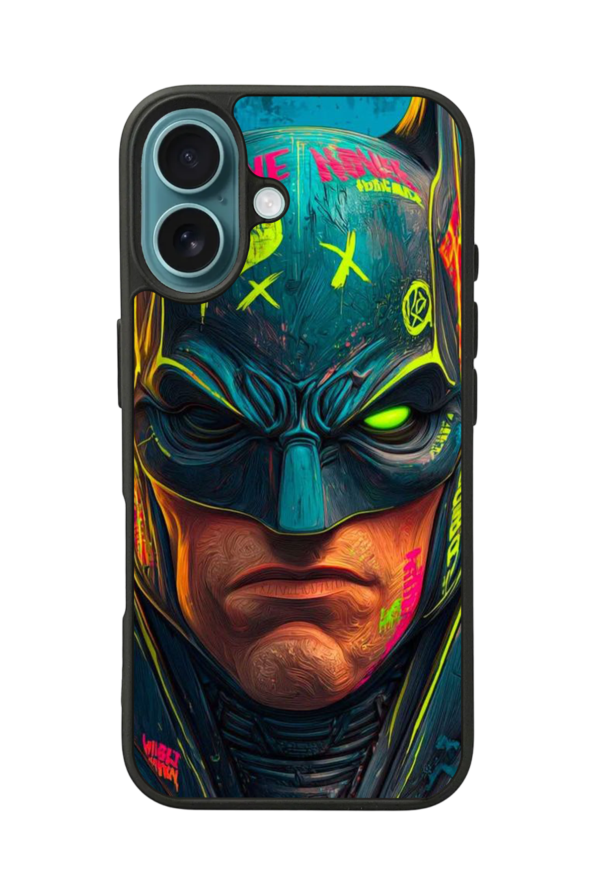 iPhone 16 Plus Uyumlu Batman Tasarımlı Glossy Premium Kılıf
