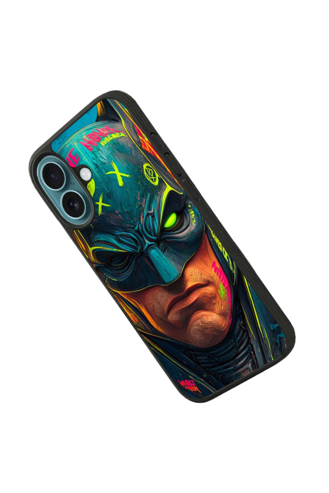 iPhone 16 Plus Uyumlu Batman Tasarımlı Glossy Premium Kılıf