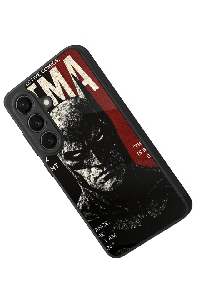 Samsung Galaxy S26 Uyumlu Batman Tasarımlı Glossy Premium Kılıf