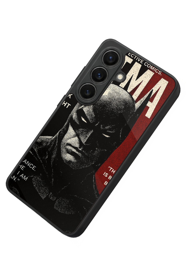 Samsung Galaxy S26 Uyumlu Batman Tasarımlı Glossy Premium Kılıf