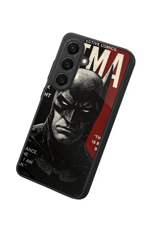 Samsung Galaxy S26 Uyumlu Batman Tasarımlı Glossy Premium Kılıf