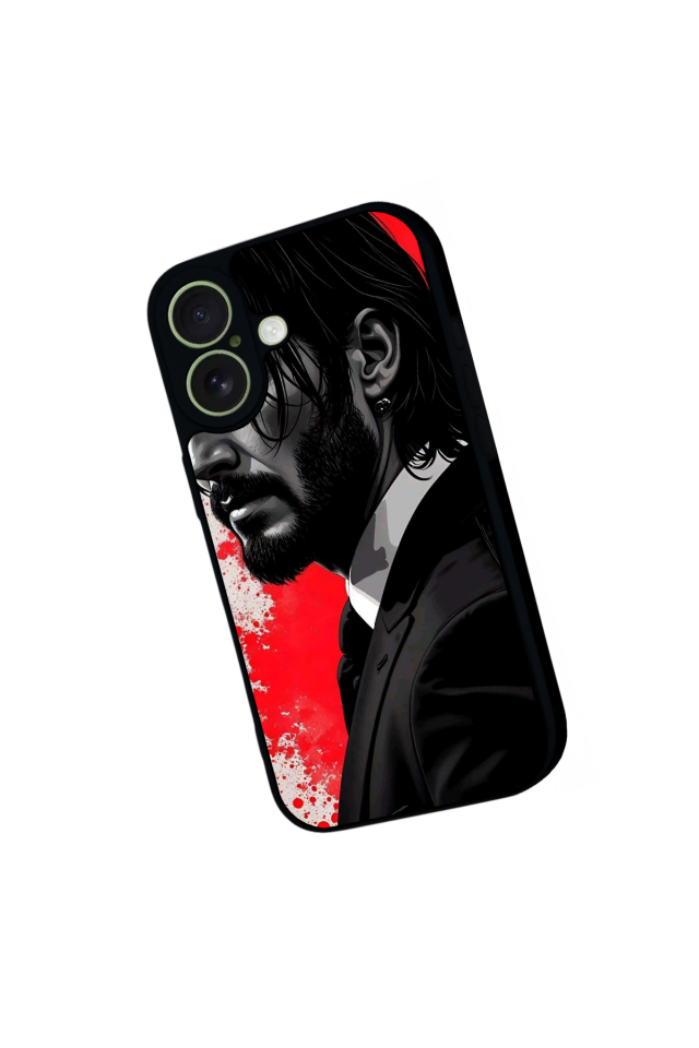 iPhone 17 Uyumlu JohnWick Tasarımlı Glossy Premium Kılıf