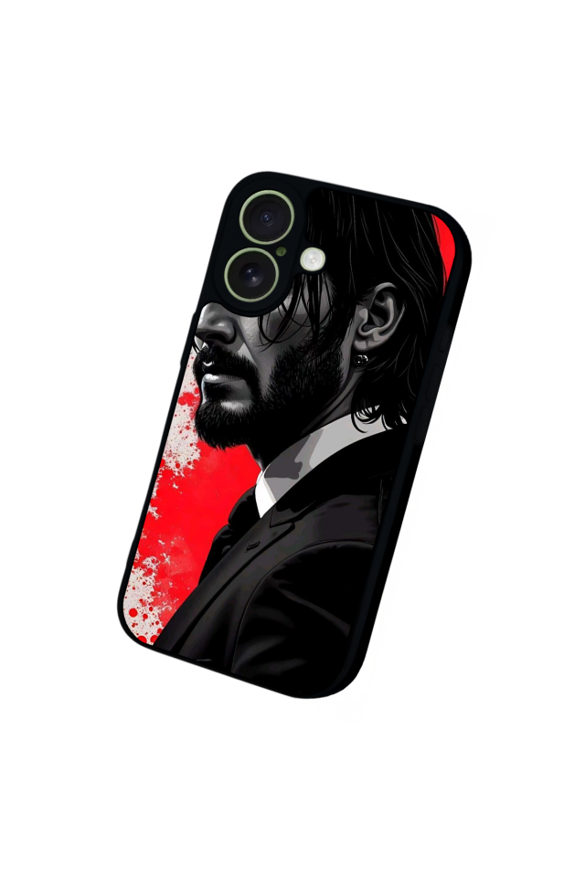 iPhone 17 Uyumlu JohnWick Tasarımlı Glossy Premium Kılıf